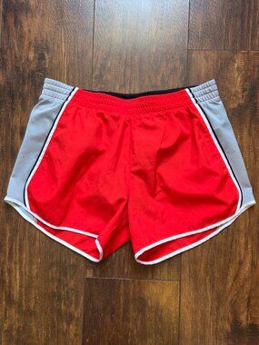 Nike Red and Gray Running Shorts in size small